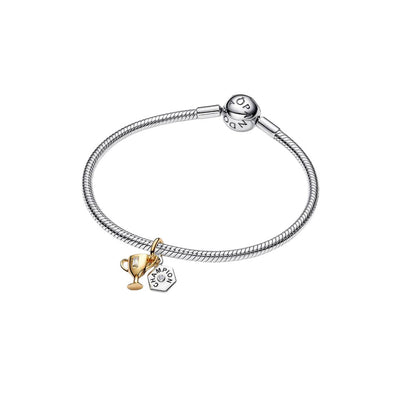PANDORA Charms pendente doppio Trofeo incisibile - 764715C01