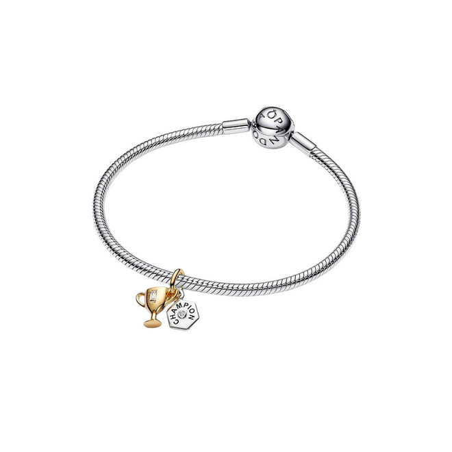 PANDORA Charms pendente doppio Trofeo incisibile - 764715C01