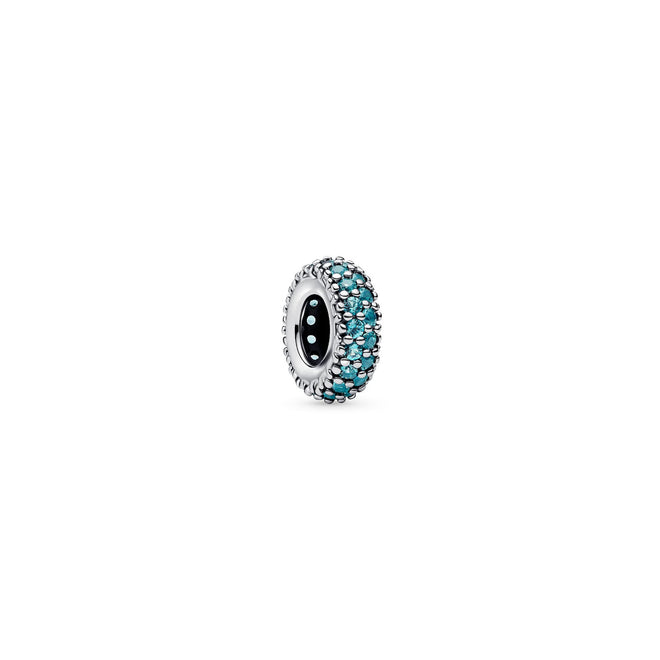PANDORA Charms Distanziatore Pietre Verde Acqua - 791359C01