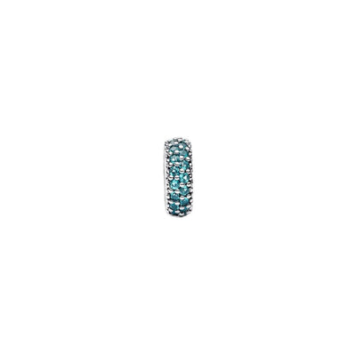 PANDORA Charms Distanziatore Pietre Verde Acqua - 791359C01