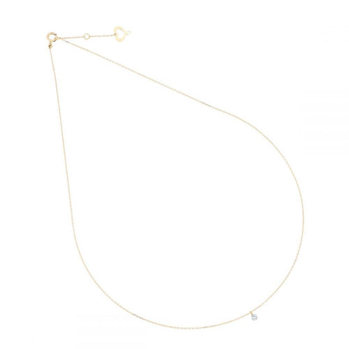Girocollo Donna Maman et Sophie DIAMANTE NUDO 0,05 CT - gcnud05