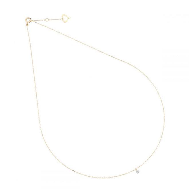 Girocollo Donna Maman et Sophie DIAMANTE NUDO 0,05 CT - gcnud05