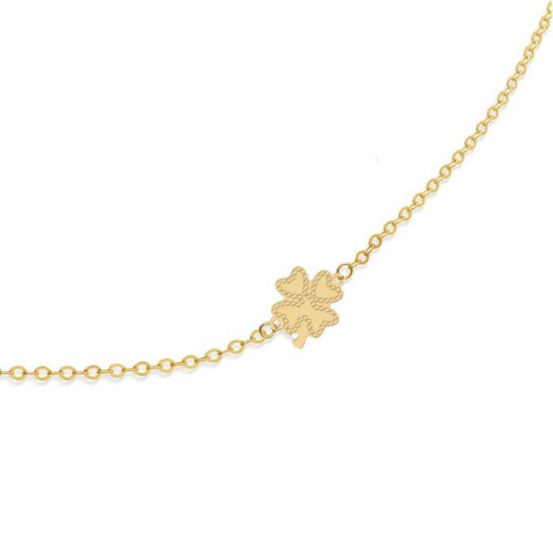Bracciale LeBebè Scintille in oro giallo e Quadrifoglio - PMG234