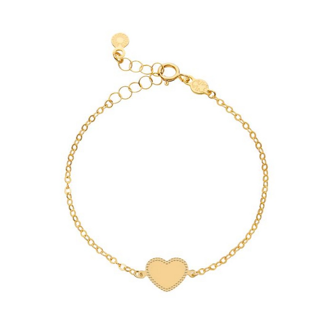 Bracciale Scintille in oro giallo e Cuore - PMG232