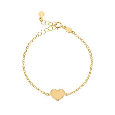 Bracciale Scintille in oro giallo e Cuore - PMG232