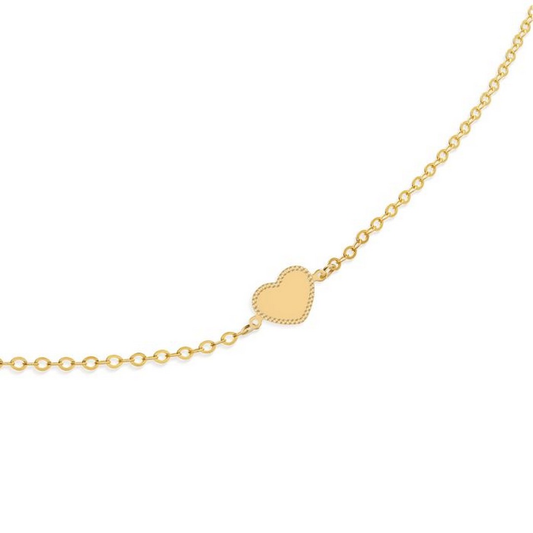 Bracciale Scintille in oro giallo e Cuore - PMG232
