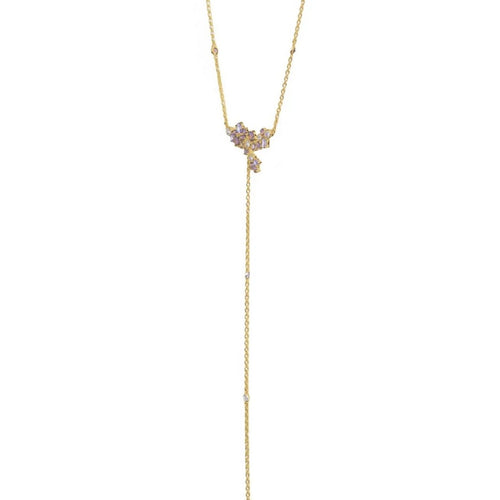 Amabile Collana Donna Lavanda - 2-CL-LAV-Q-15-P