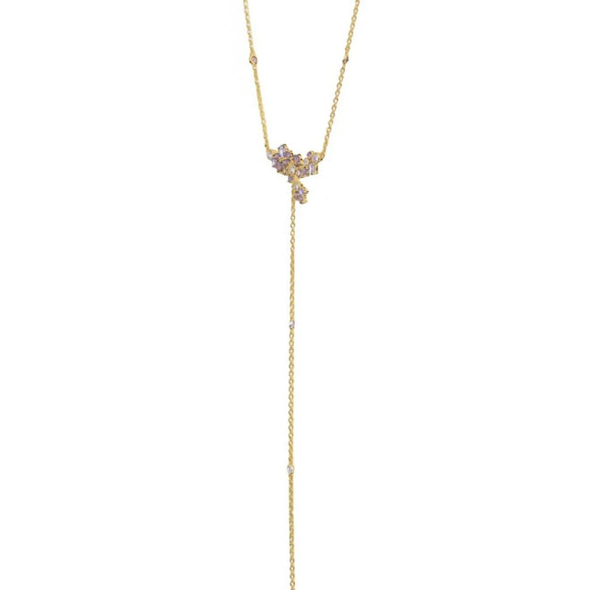 Amabile Collana Donna Lavanda - 2-CL-LAV-Q-15-P