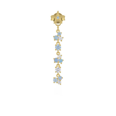 Amabile Orecchino Donnsa Charmi Starfish Placcato Oro - 1-CH-FIS-C-04-P