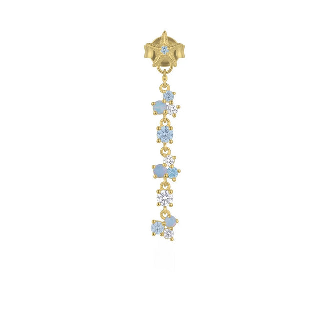 Amabile Orecchino Donnsa Charmi Starfish Placcato Oro - 1-CH-FIS-C-04-P