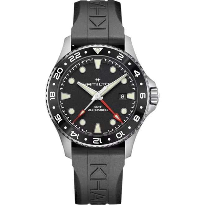 Hamilton Orologio Uomo Khaki Navy Scuba Auto GMT 43 mm - h82555330