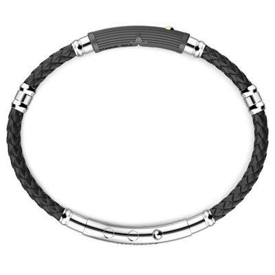 Bracciale Uomo Zancan in Titanio con Diamante Bianco 0,015 ct - ETB142G
