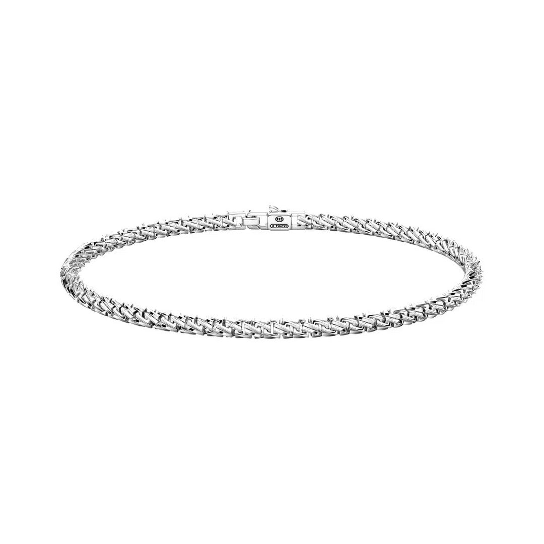 Bracciale Uomo Zancan in argento a catena con maglia arrotondata - ESB422