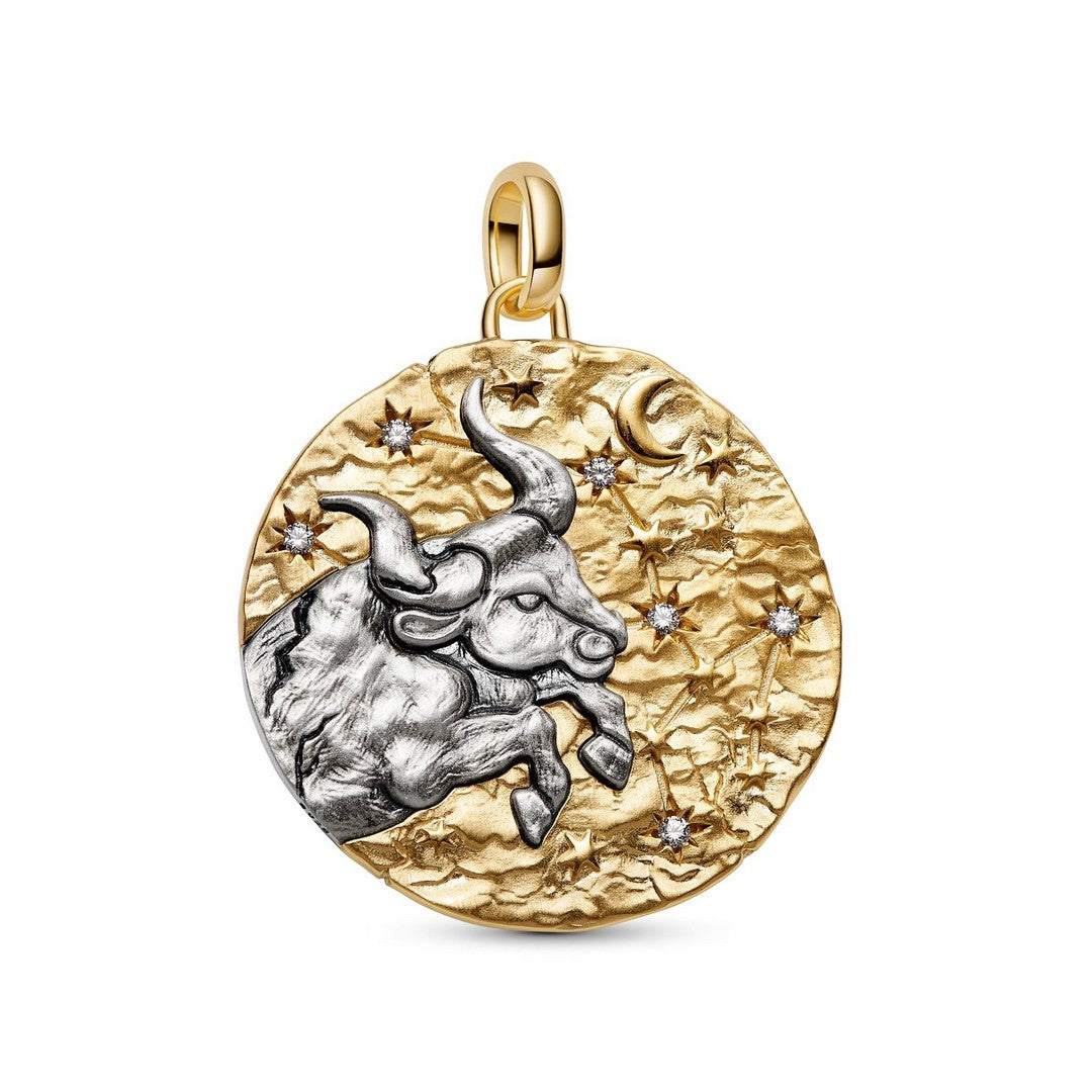 Pandora Charms Charm Medallion XL Toro "Fortitudo Animi" - 764998C01