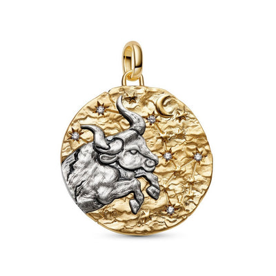 Pandora Charms Charm Medallion XL Toro "Fortitudo Animi" - 764998C01