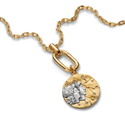 Pandora Charms Charm Medallion XL Gemelli "Sapere Aude" - 765002C01