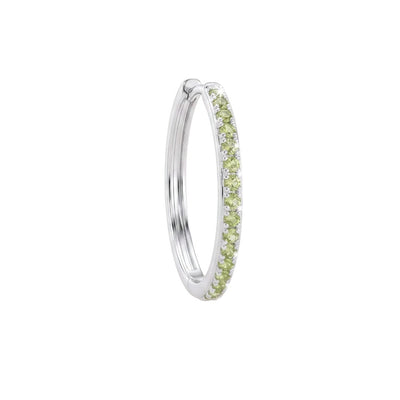 Amabile Hoop Pavé Lime