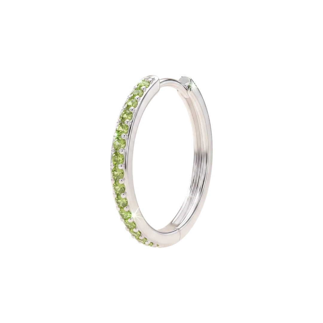 Amabile Hoop Pavé Lime