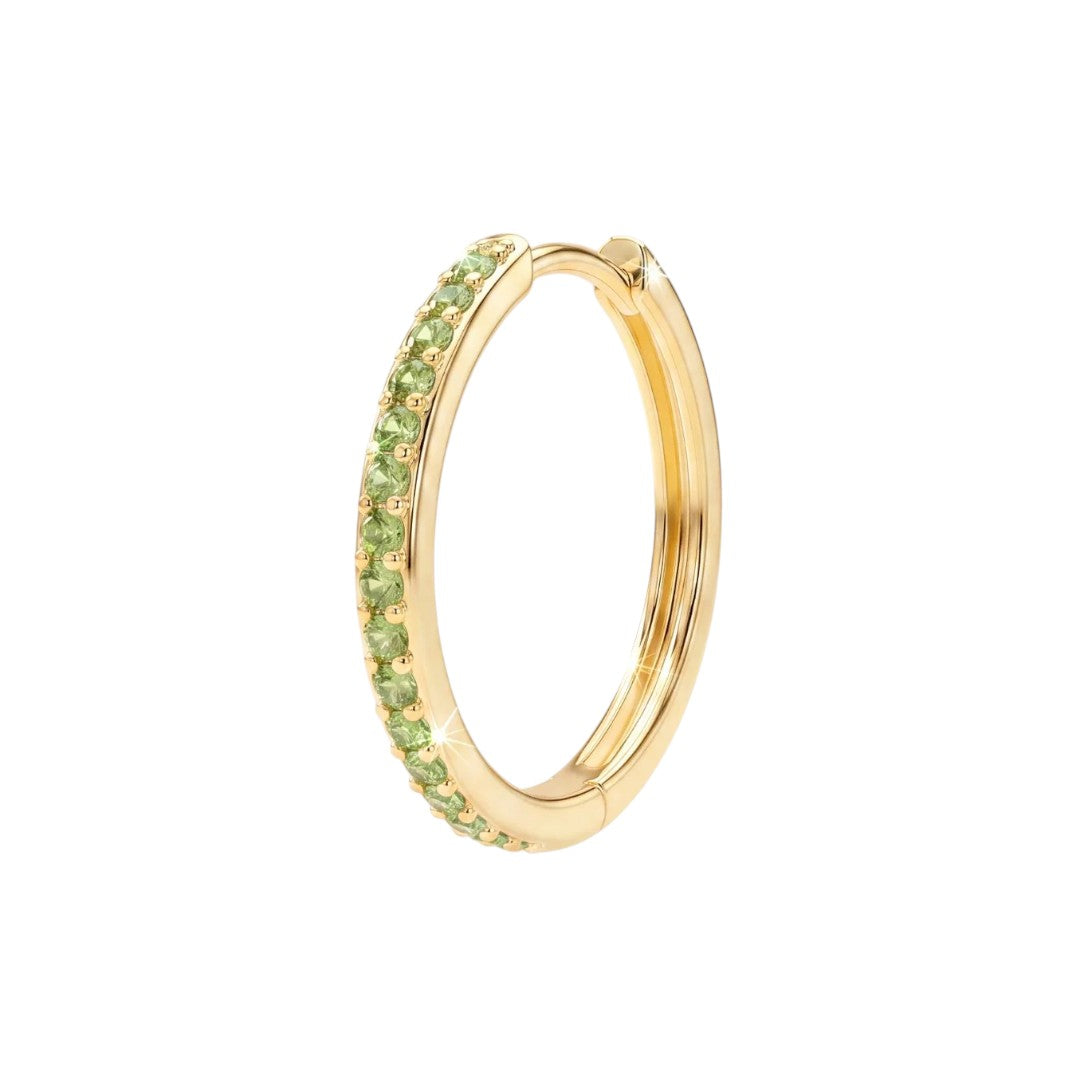Amabile Hoop Pavé Lime