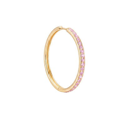 Amabile Hoop Pavé Rosa