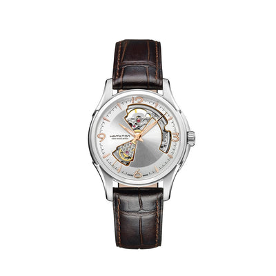Hamilton Orologio Uomo Jazzmaster Open heart A40-sr-l-br, H32565555 - Gioielleria De Patto