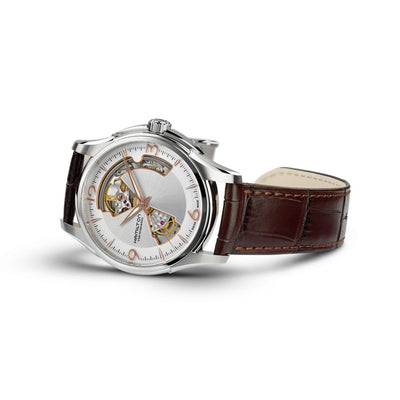 Hamilton Orologio Uomo Jazzmaster Open heart A40-sr-l-br, H32565555 - Gioielleria De Patto