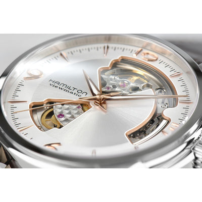Hamilton Orologio Uomo Jazzmaster Open heart A40-sr-l-br, H32565555 - Gioielleria De Patto