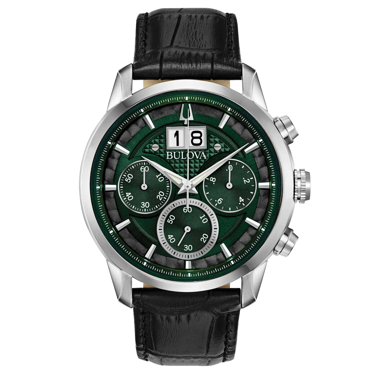 Orologio Bulova Uomo Sutton Big Date Chrono, 96B310