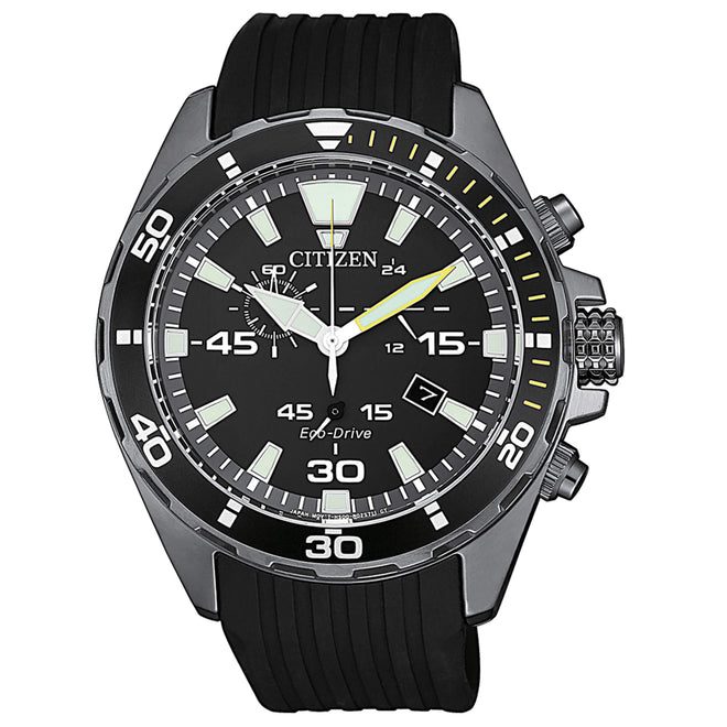 Orologio Citizen Uomo Eco Drive Crono, AT2437-13E - Gioielleria De Patto