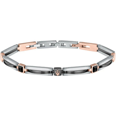 Bracciale Uomo Maserati Br.Ceramic + Blk Crystal - JM223ATZ19 - Gioielleria De Patto