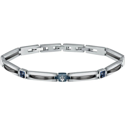 Bracciale Uomo Maserati Br.Ceramic + Blue Crystal - JM223ATZ20 - Gioielleria De Patto