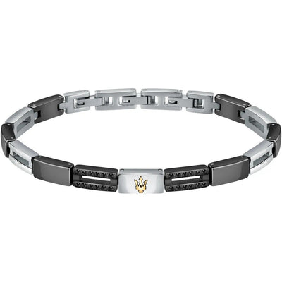 Bracciale Uomo Maserati Br.Ceramic+Yg Trident - JM223ATZ22 - Gioielleria De Patto