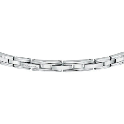 Bracciale Uomo Maserati Br.Ss+Blk. W/Maserati Logo JM420ATK04 - Gioielleria De Patto