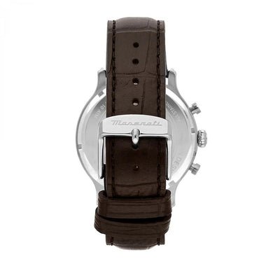 Orologio Uomo Maserati Epoca Chr Blue Dial Brown St - R8871618014 - Gioielleria De Patto
