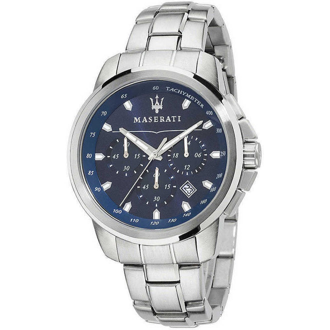 Orologio Uomo Maserati Successo 44Mm Chrono Blue - R8873621002 - Gioielleria De Patto