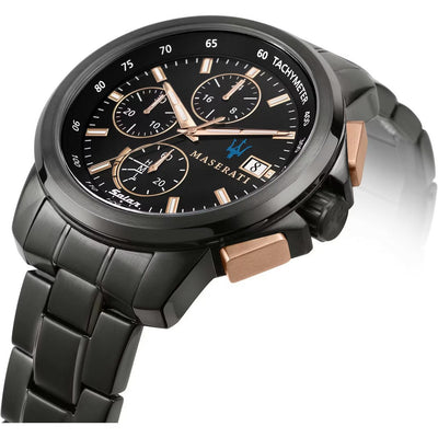 Orologio Cronografo Uomo Maserati Successo Solar 44mm, R8873645001 - Gioielleria De Patto