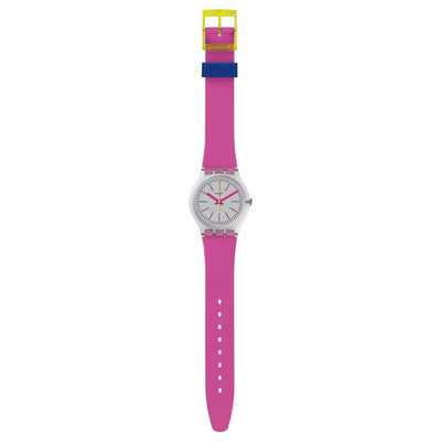 Orologio Donna Swatch Fluo Pinky - GE256 - Gioielleria De Patto
