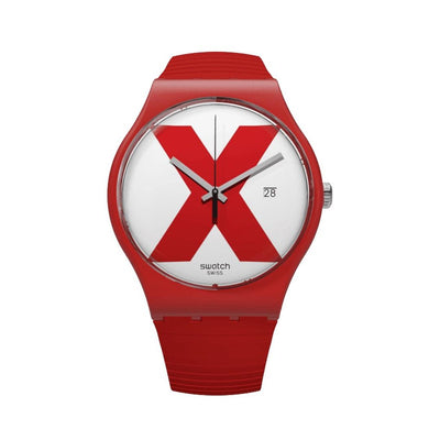 Orologio Unisex Swatch Xx-Rated Red - SUOR400 - Gioielleria De Patto