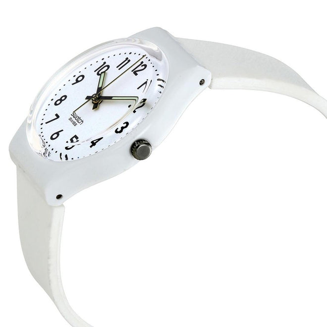 Orologio Unisex Swatch Just White Soft - GW151O