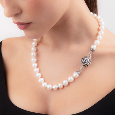 Collana Donna Gerardo Sacco Perle Coltivate/Sinacoli - 27161BB - Gioielleria De Patto