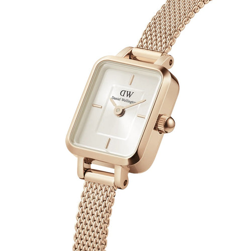 Orologio Donna Daniel Wellington Quadro Mini Melrose Champagne - DW00100651