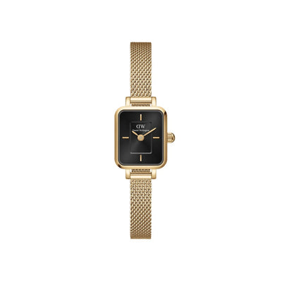Orologio Donna Daniel Wellington Quadro Mini Evergold Onyx - DW00100652