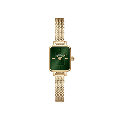 Orologio Donna Daniel Wellington Quadro Mini Evergold Emerald - DW00100653 - Gioielleria De Patto