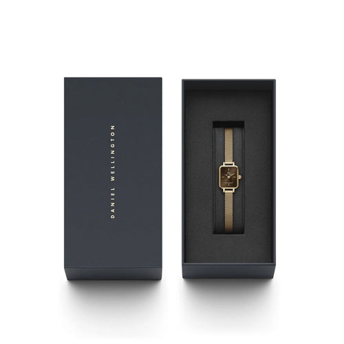 Orologio Donna Daniel Wellington Quadro Mini Evergold Amber - DW00100654