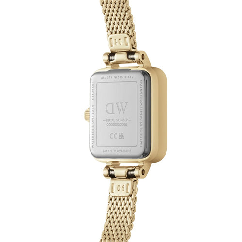 Orologio Donna Daniel Wellington Quadro Mini Evergold Amber - DW00100654