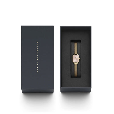 Orologio Donna Daniel Wellington Quadro Mini Evergold Blush - DW00100655 - Gioielleria De Patto