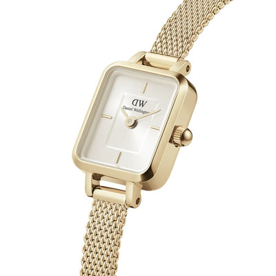 Orologio Donna Daniel Wellington Quadro Mini Evergold Champagne - DW00100656 - Gioielleria De Patto