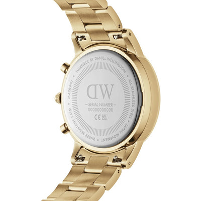 Orologio Uomo Daniel Wellington Iconic Chronograph Link Onyx G - DW00100641 - Gioielleria De Patto
