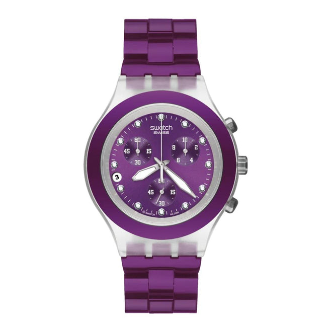 Orologio Unisex Swatch Full Blooded Blueberry - SVCK4048AG