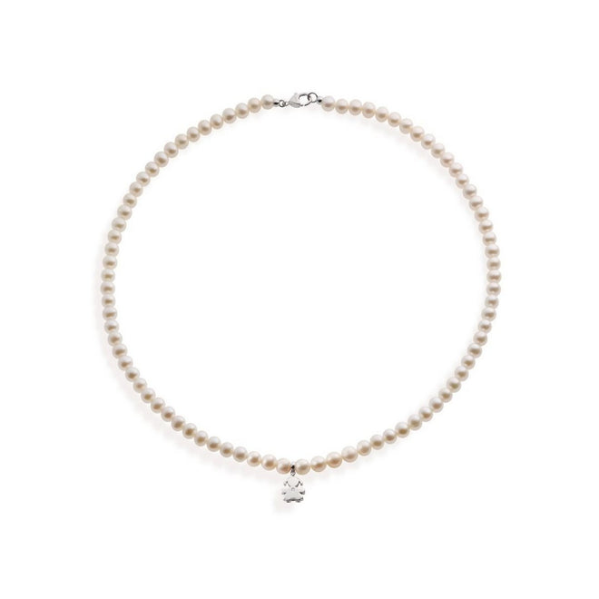 Collana Donna leBebè Le Perle Bimba in Oro Bianco 9 kt - LBB801